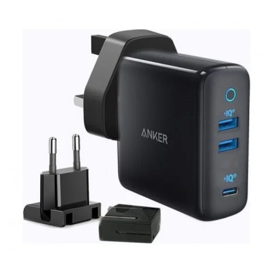 Anker A2033H11 PowerPort III 3-Port 65W Charger - Black